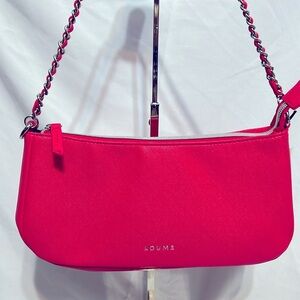 Nwt Loume Fuschia Shoulder Bag with Chain Strap